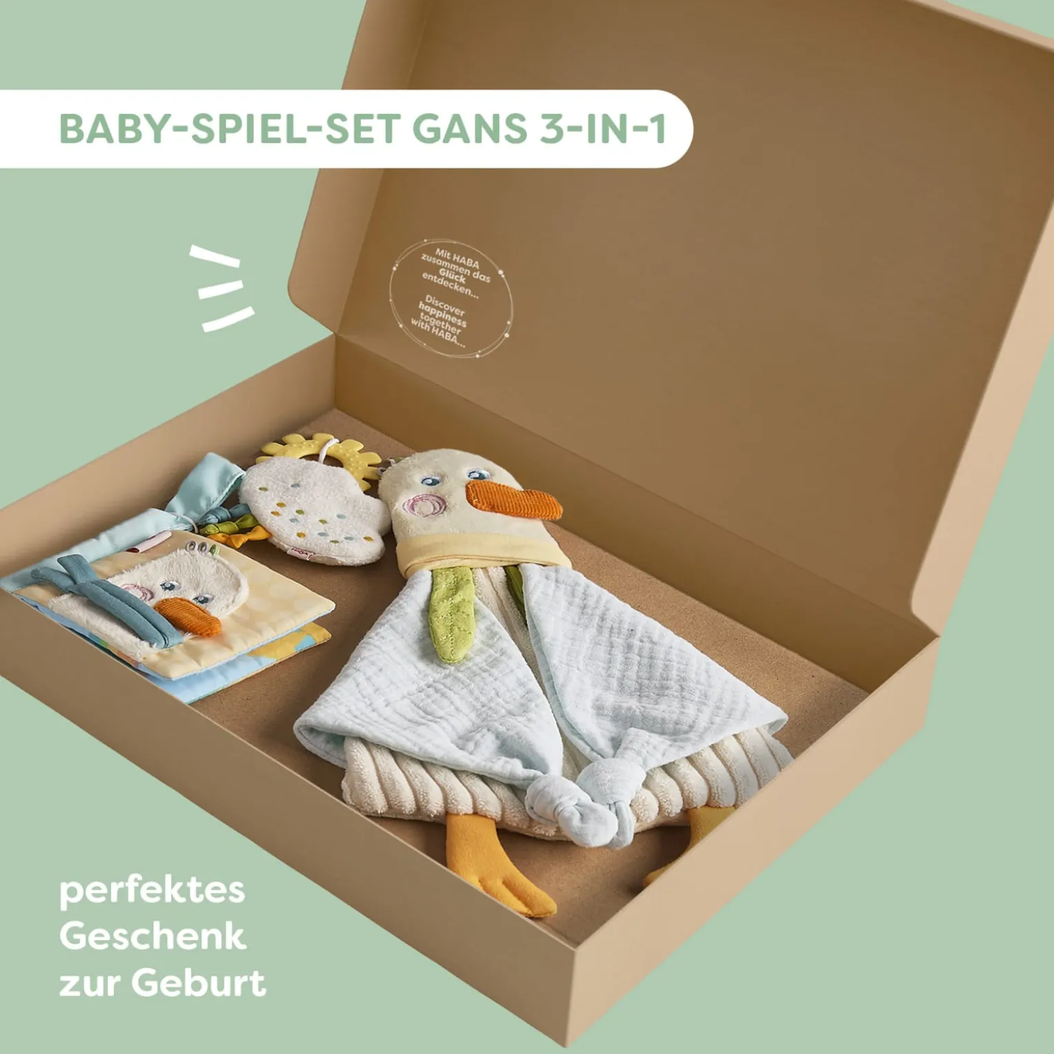 Baby-Spiel-Set Gans 3-in-1