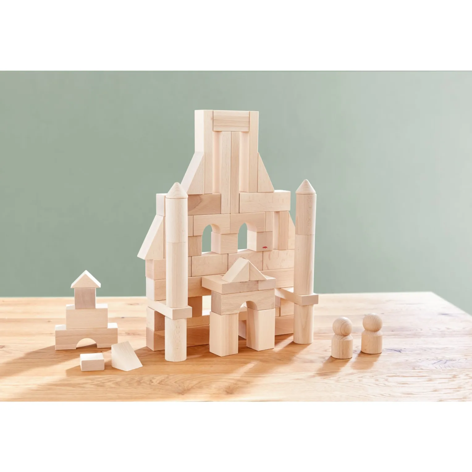 Basisbausteine natur, Set mittel