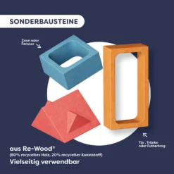 Bausteinwelt, My 1st Block World – Hühnerhof Kikeriki, ab 1 Jahr