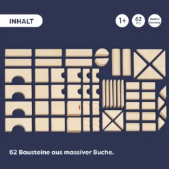 Bausteinwelt, My 1st Block World – extra viele Bausteine, 62 Steine