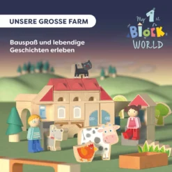 Bausteinwelt, My 1st Block World – Unsere große Farm, ab 1 Jahr