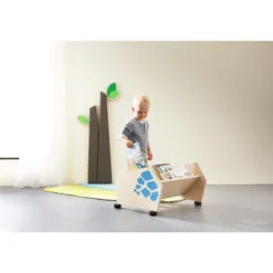 Bücherkiste mit Rollen