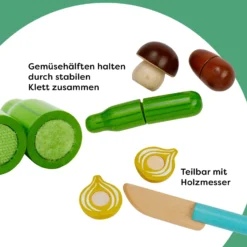 Creative Play – Gemüse-Set mit Brettchen & Messer