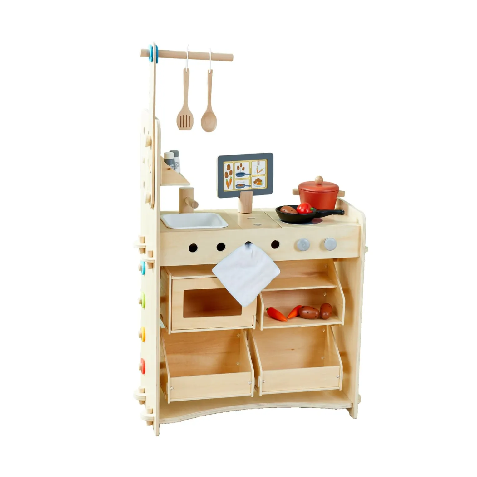 Creative Play 3 in 1 – Spielküche, Kaufladen & Werkstatt für Kinder