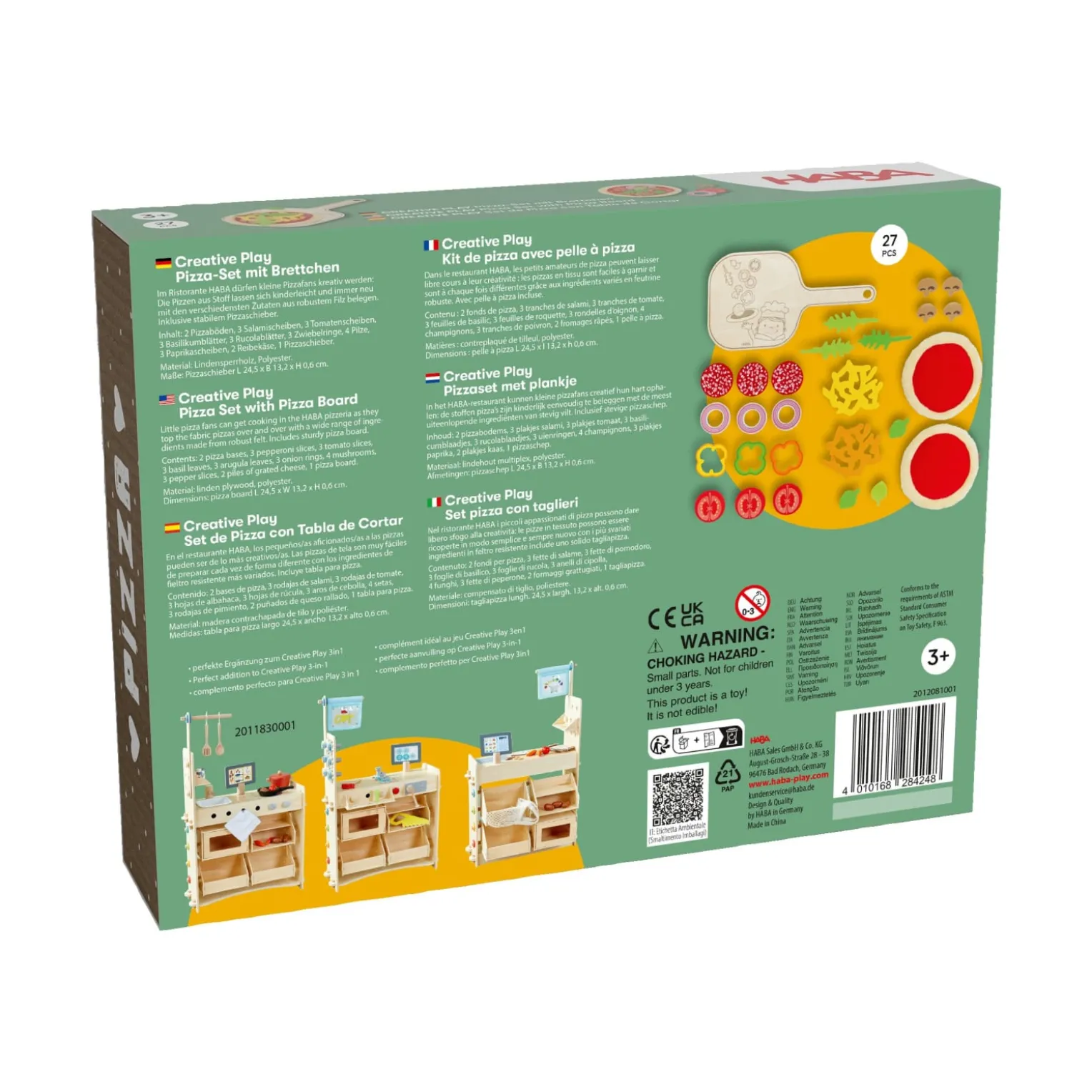 Creative Play – Pizza-Set mit Brettchen