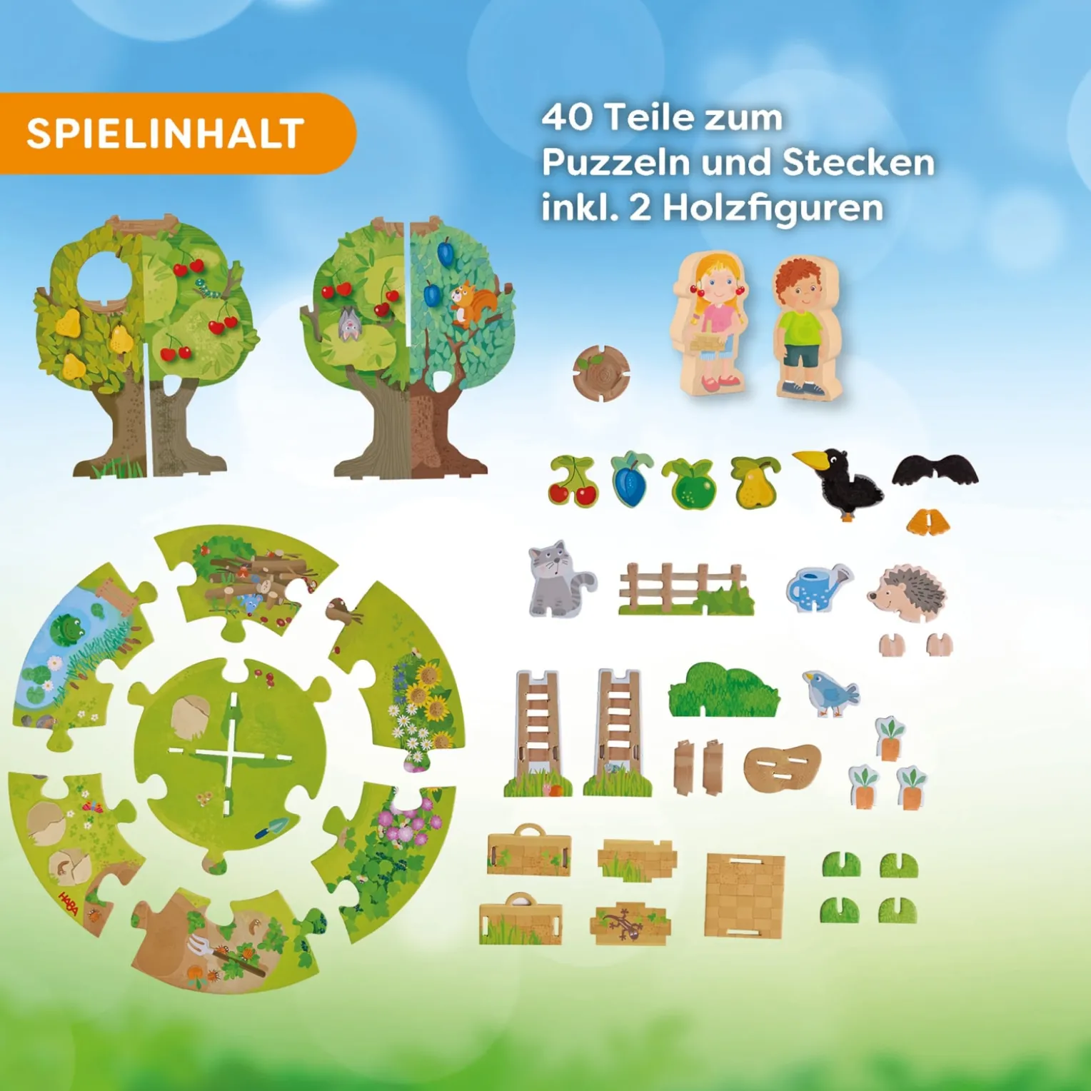 3D-Puzzle-Spielwelt Obstgarten