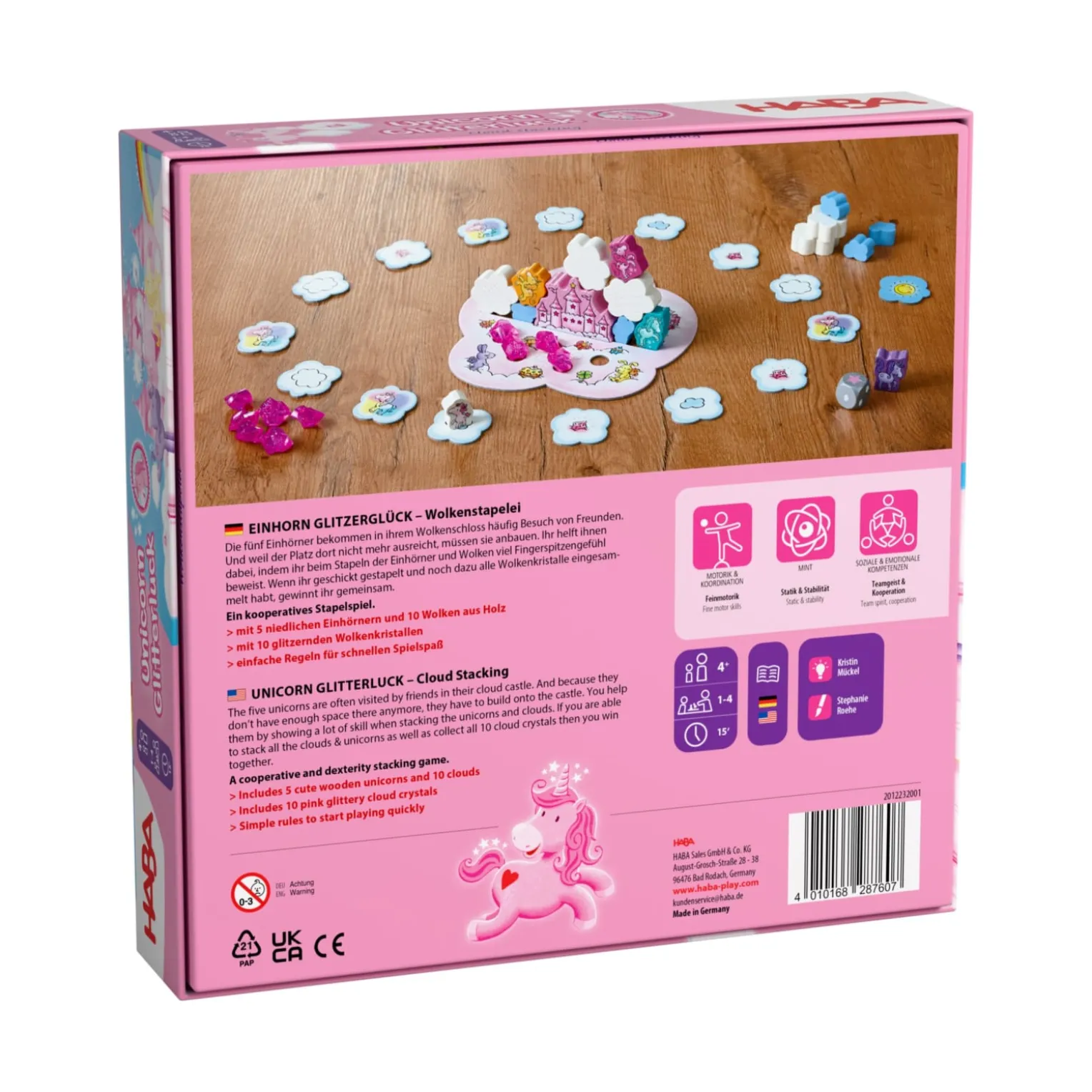 Einhorn Glitzerglück – Wolkenstapelei