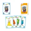 3er Set Kartenspiele, ab 3 J. – Mau Mau, Lotto, Peter + Kartenhalter