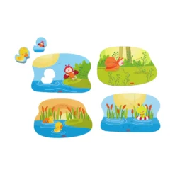 4 erste Puzzles – Tierkinder