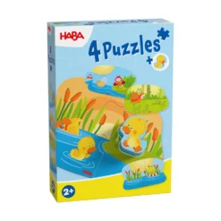 4 erste Puzzles – Tierkinder