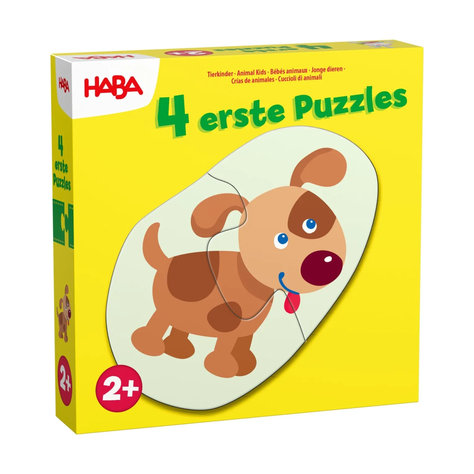 4 erste Puzzles – Tierkinder
