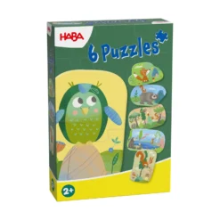 6 erste Puzzles - Waldtiere