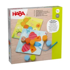 Fädelspiel Holztiere