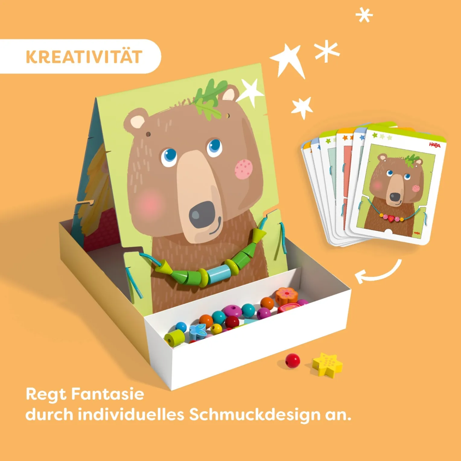 Fädelspiel Schmuckstücke
