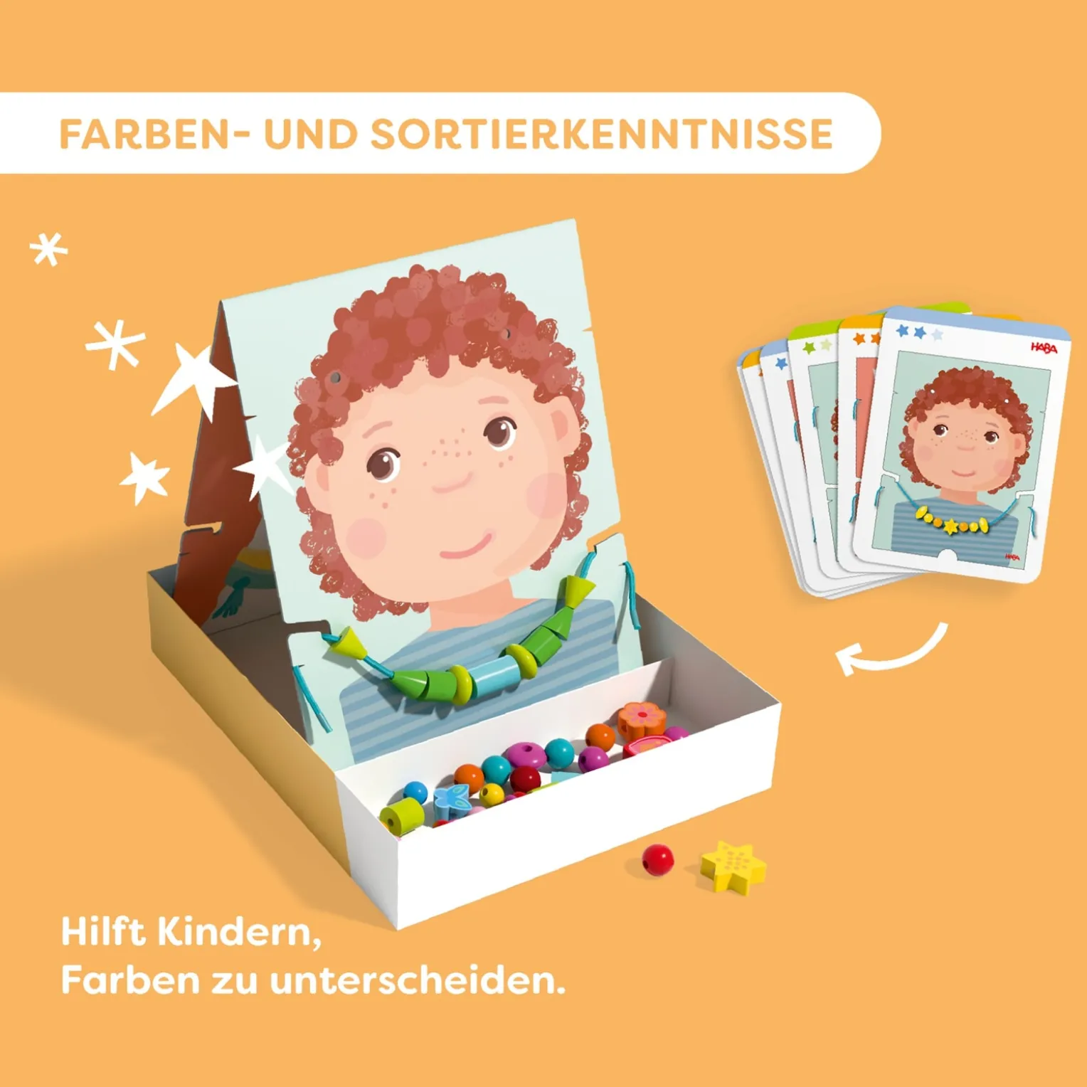 Fädelspiel Schmuckstücke