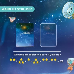 Galaxolotl - No Risk, No Stars!, Karten - und Brettspiel, ab 8 Jahren