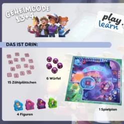 Geheimcode 13+4 Mathespiel, Addition, ab 8 Jahre