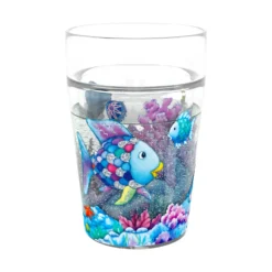 Glitzerbecher, Der Regenbogenfisch, Kinderbecher, BPA-frei