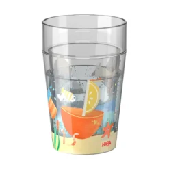 Glitzerbecher, Pinguin, Kinderbecher mit Schütteleffekt, BPA-frei