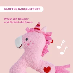 Greifling Einhorn Glitzerglück