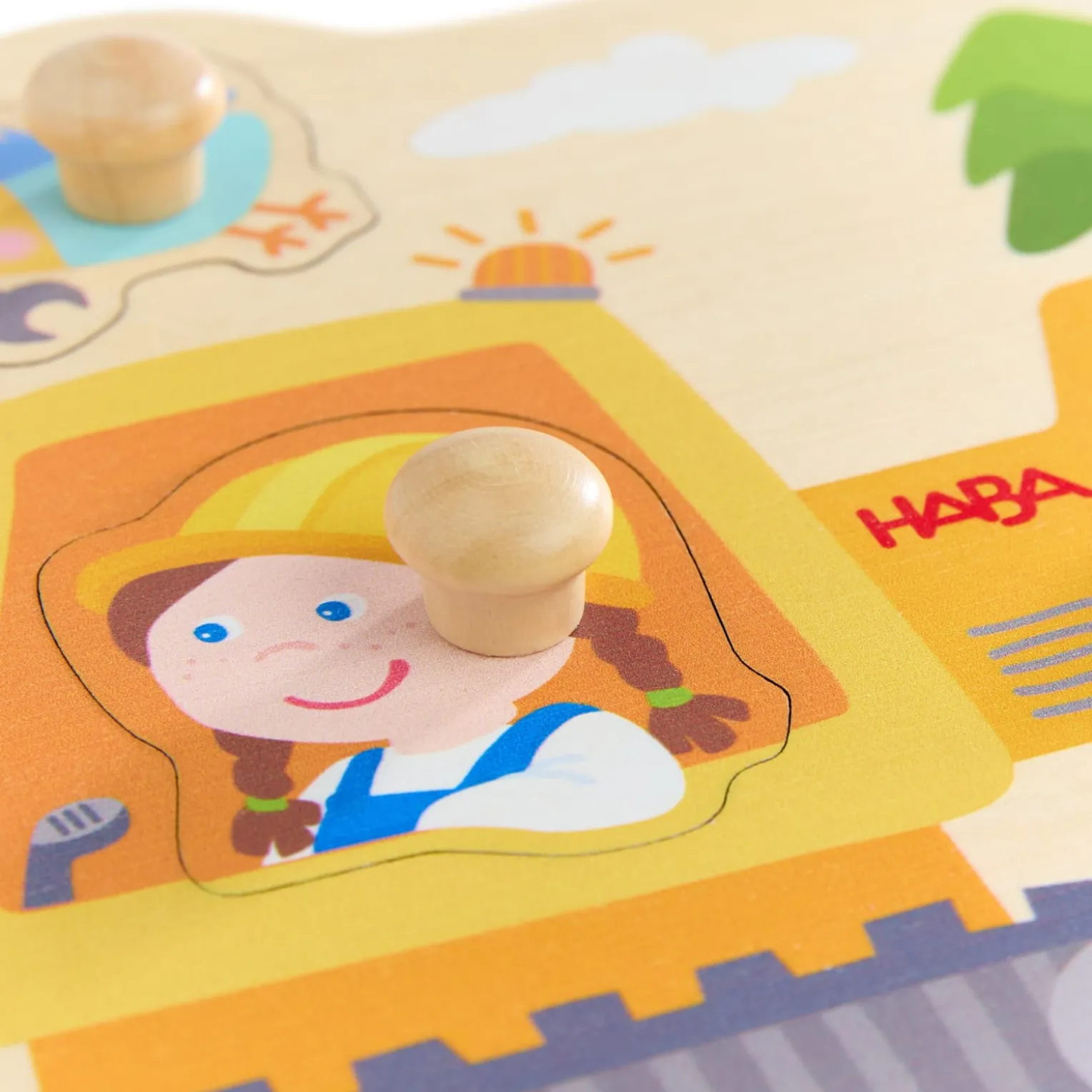 Greifpuzzle Bagger