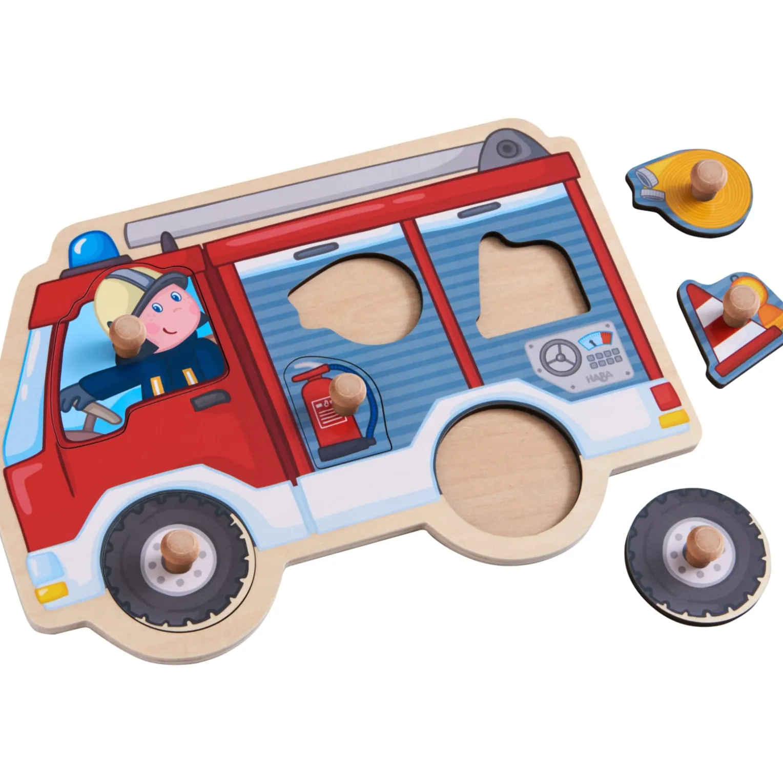 Greifpuzzle Feuerwehrauto