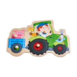 Greifpuzzle Lustige Traktorfahrt