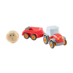 HABA-Cars Traktor mit Kugel-Anhänger