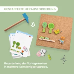 Hammer-Nagelspiel Bauernhof