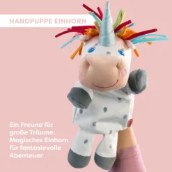 Handpuppe Einhorn
