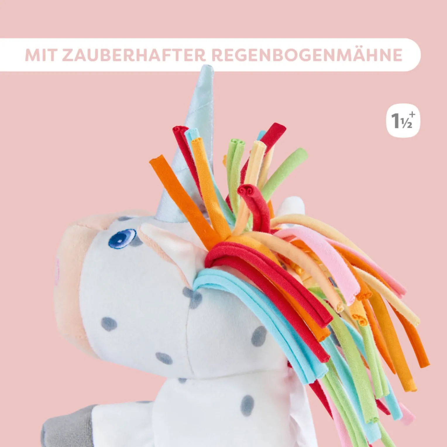 Handpuppe Einhorn