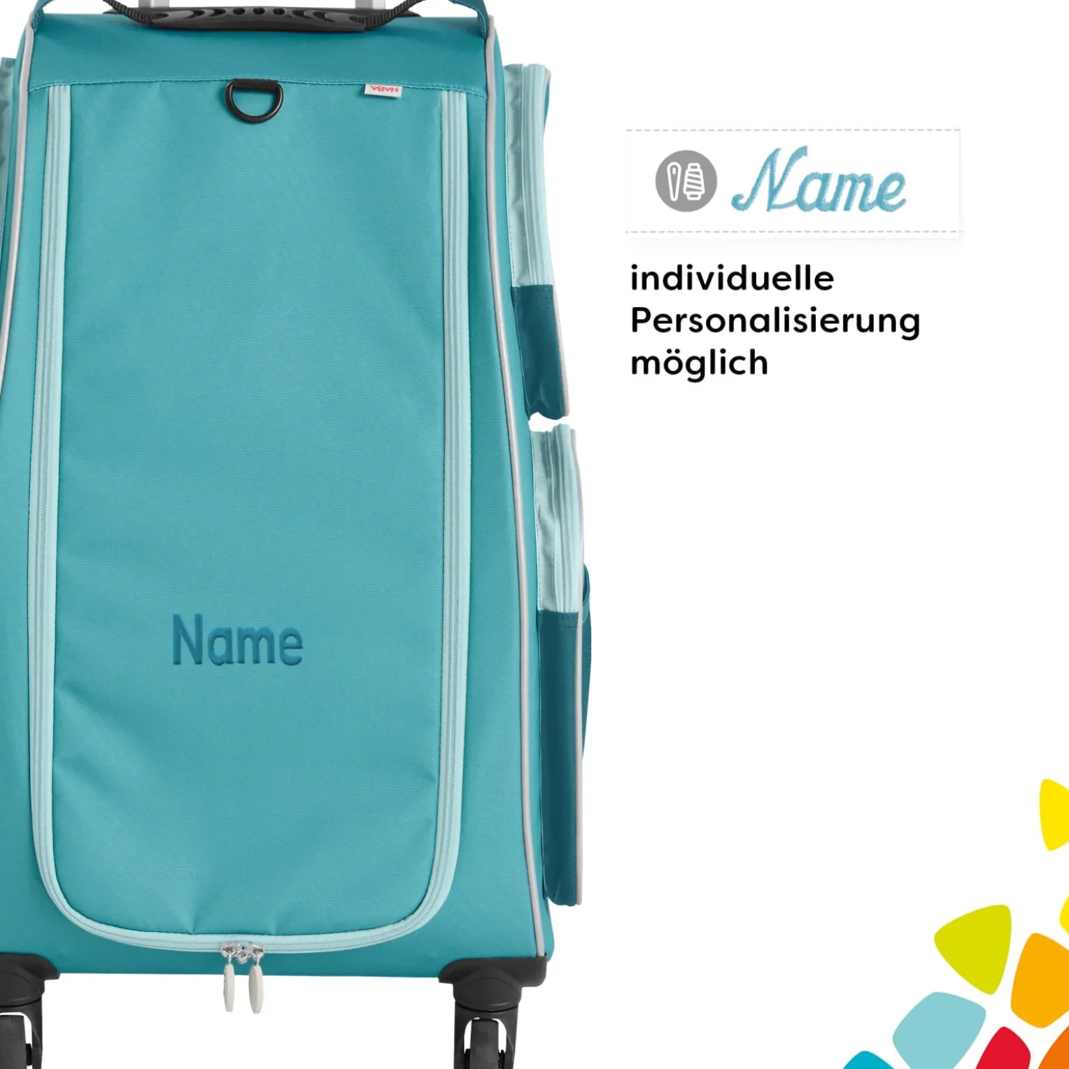Kinder-Schranktrolley, 4 Rollen
