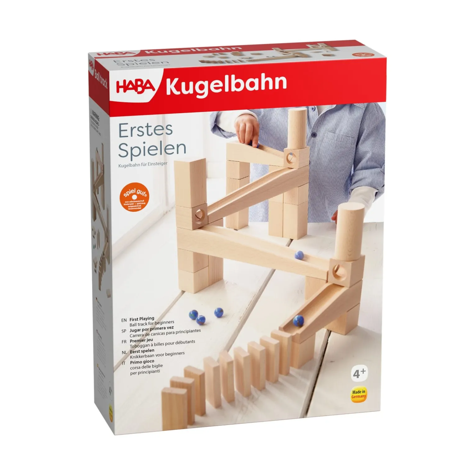 Kugelbahn – Erstes Spielen