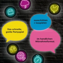 Let’s talk NEON, Party-Spiel, ab 8 Jahren, pink