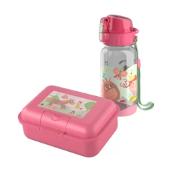 Lunch-Set Prinzessin für Kinder, Prinzessinnen-Brotdose & -Trinkflasche