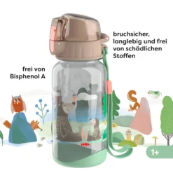 Lunch-Set Waldtiere für Kinder, Waldtiere-Brotdose & -Trinkflasche