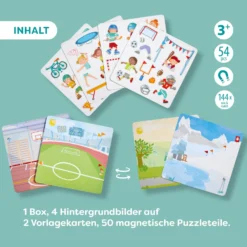Magnetspiel-Box Sportarten