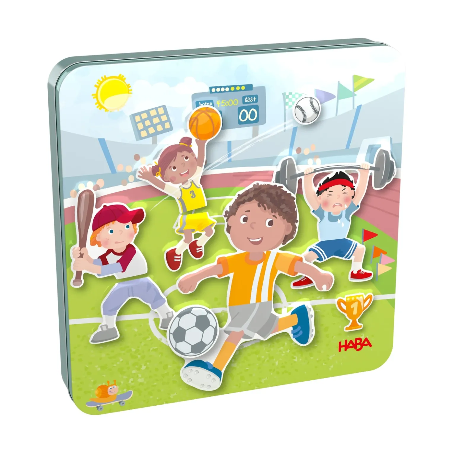 Magnetspiel-Box Sportarten