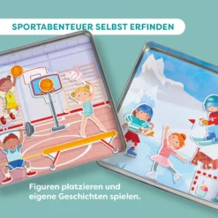 Magnetspiel-Box Sportarten