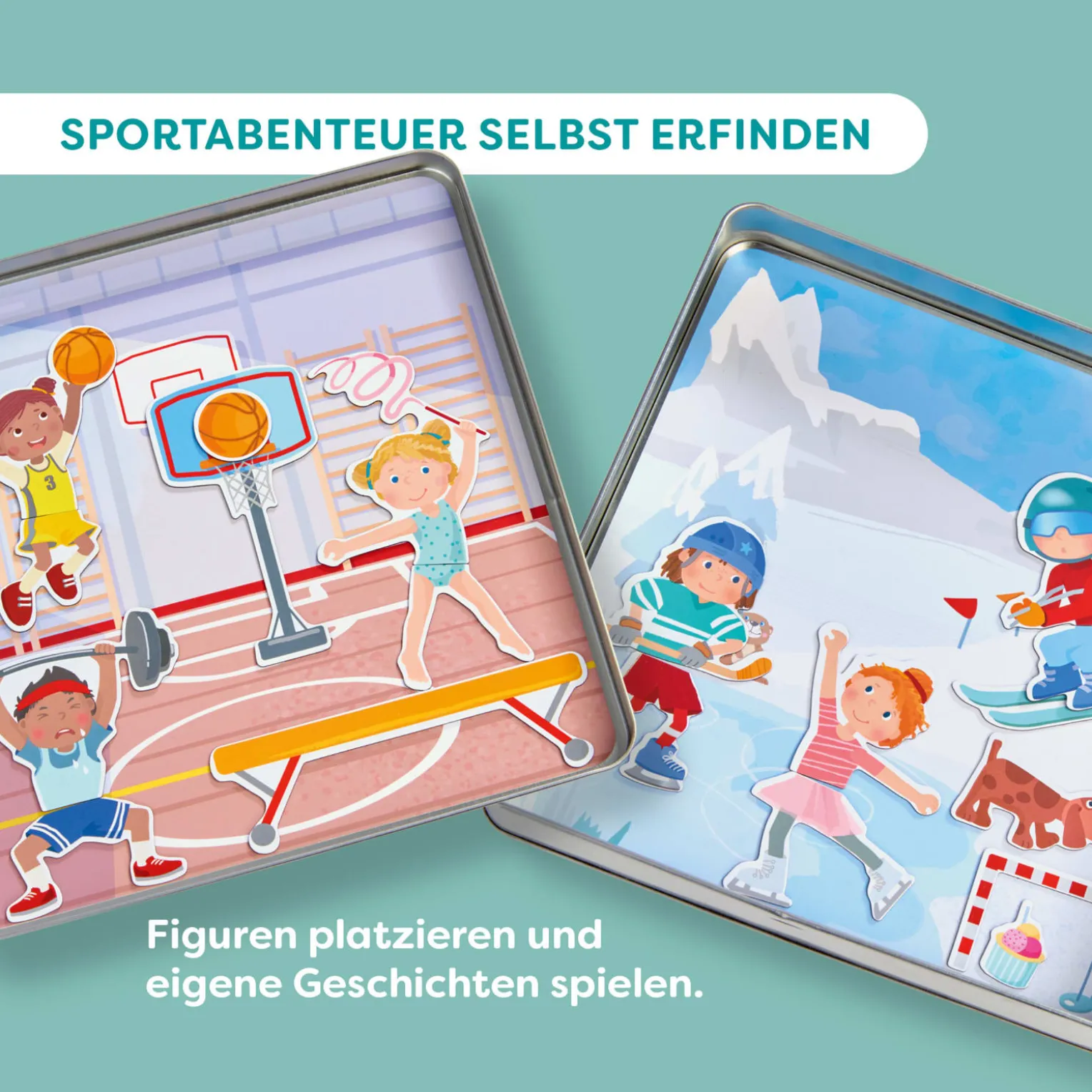 Magnetspiel-Box Sportarten