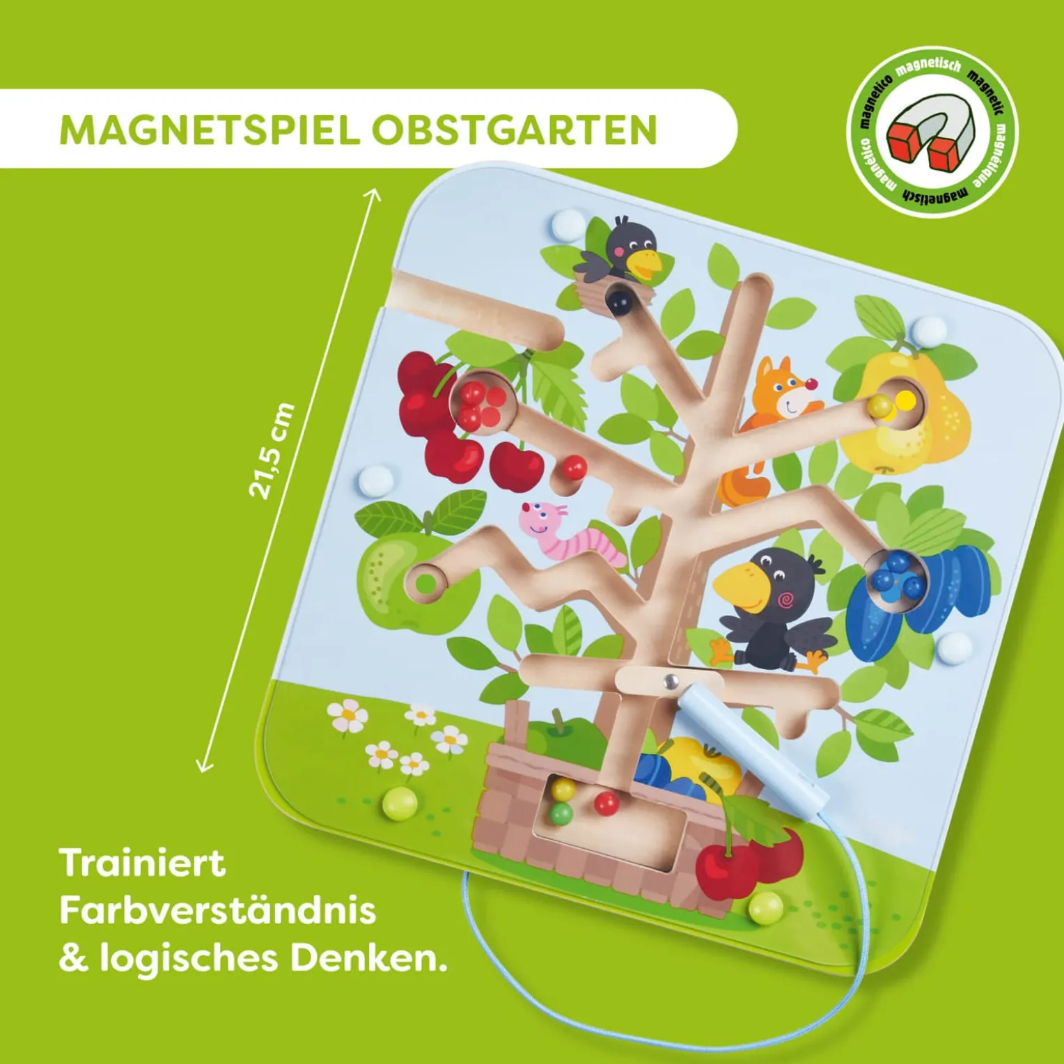 Magnetspiel Obstgarten