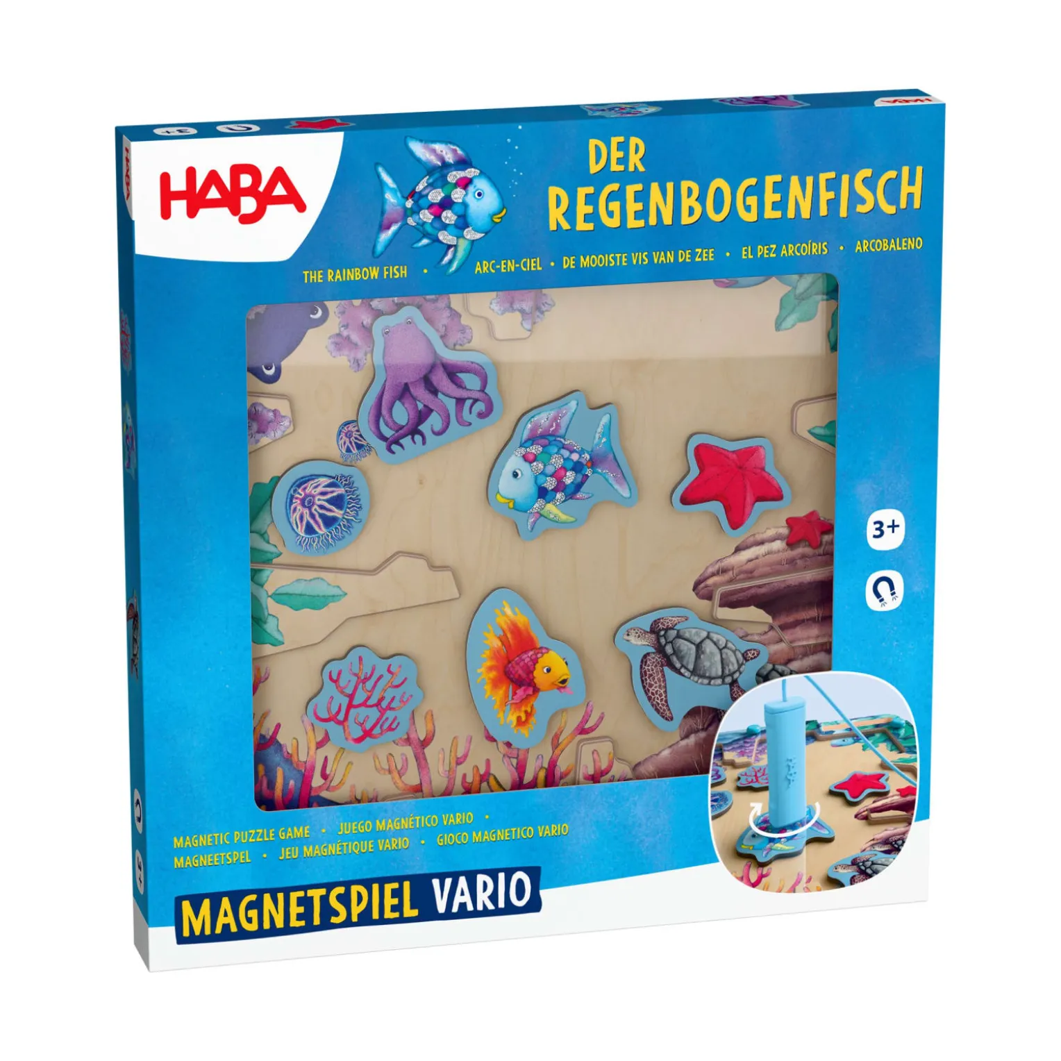 Magnetspiel Vario Der Regenbogenfisch, ab 3 Jahren