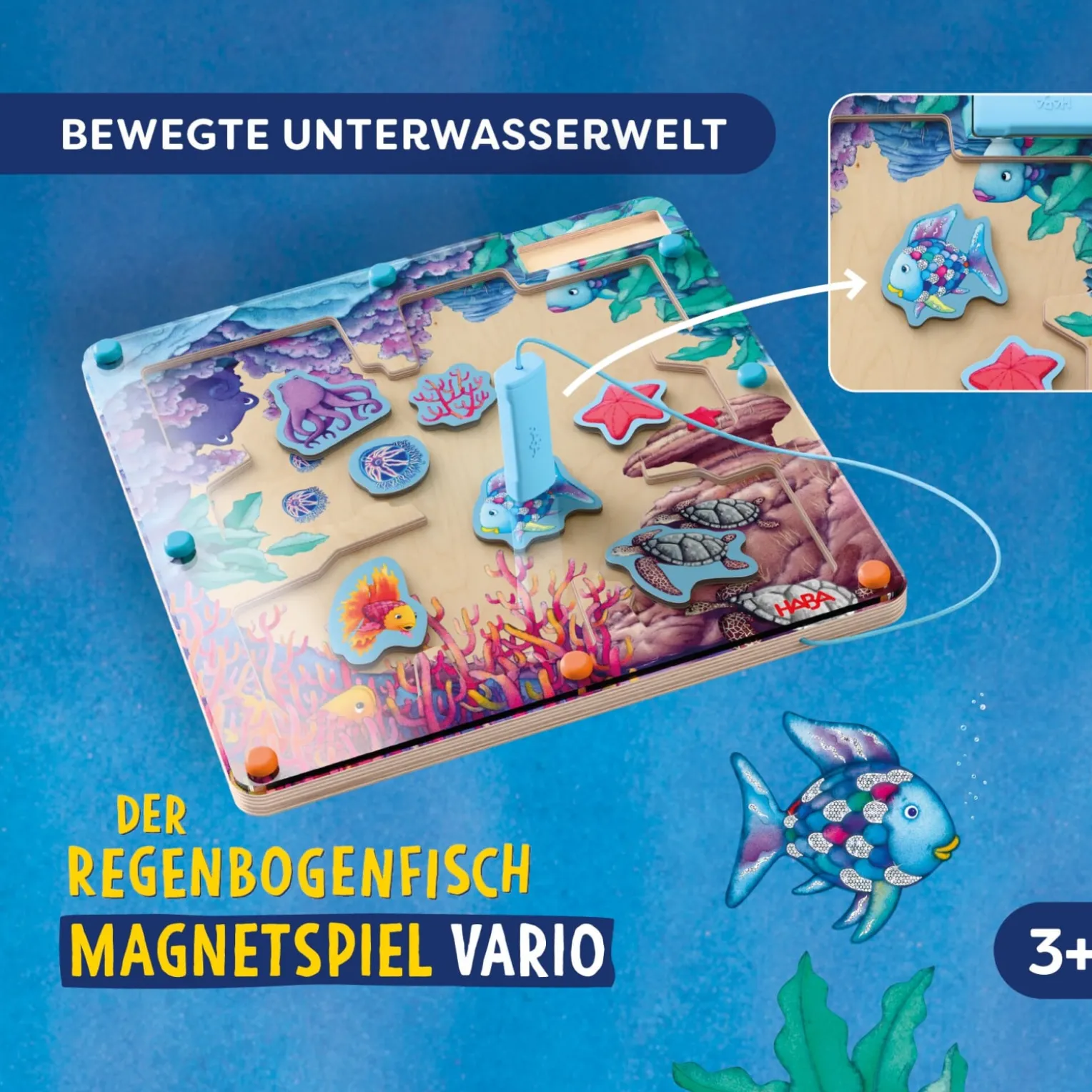 Magnetspiel Vario Der Regenbogenfisch, ab 3 Jahren