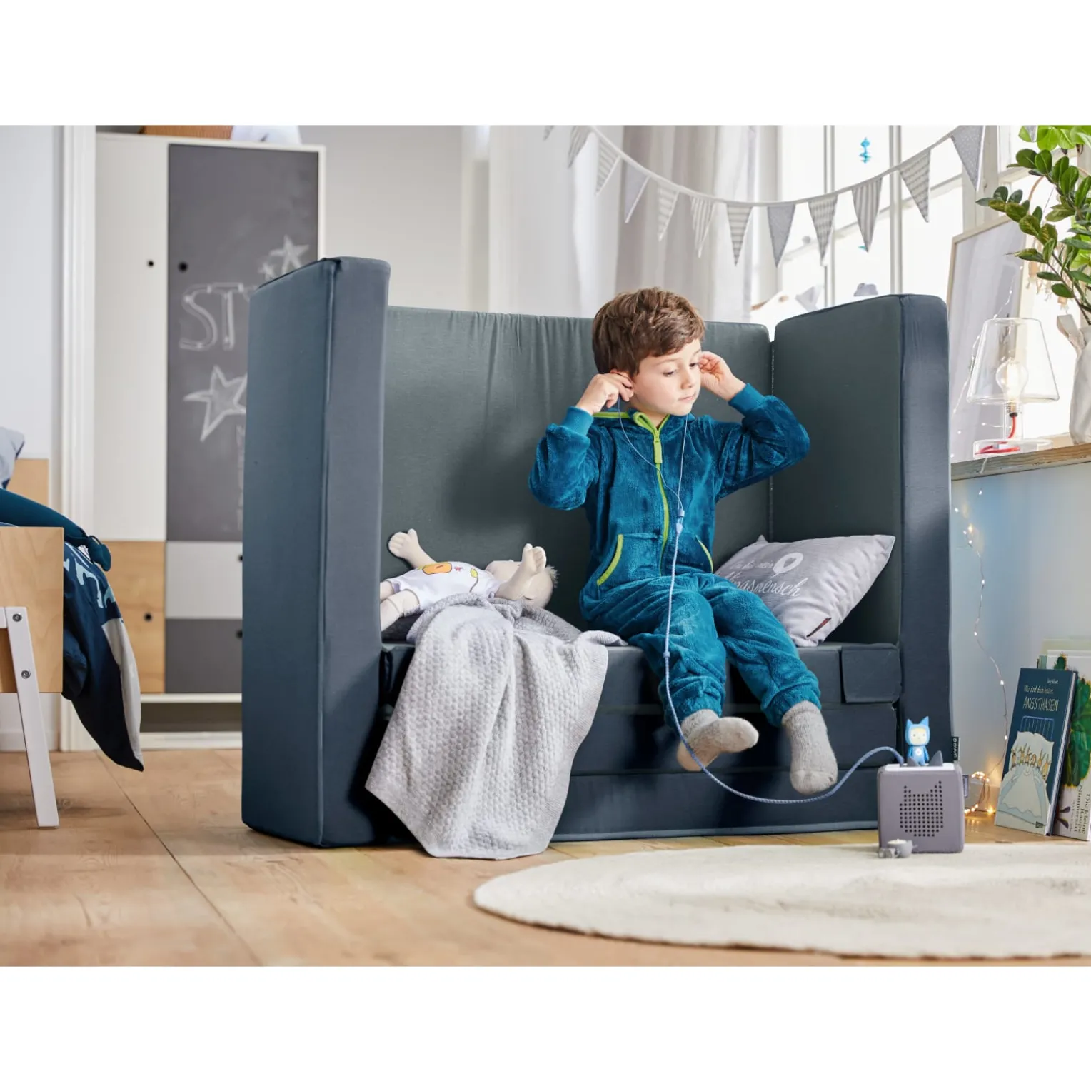 Matratzensofa, grau