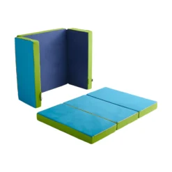 Matratzensofa, grün/blau