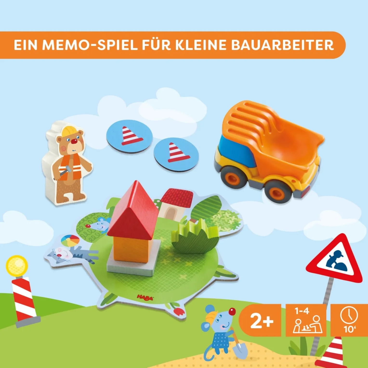 Meine ersten Spiele – Baustelle, Zuordnungsspiel, ab 2 Jahren