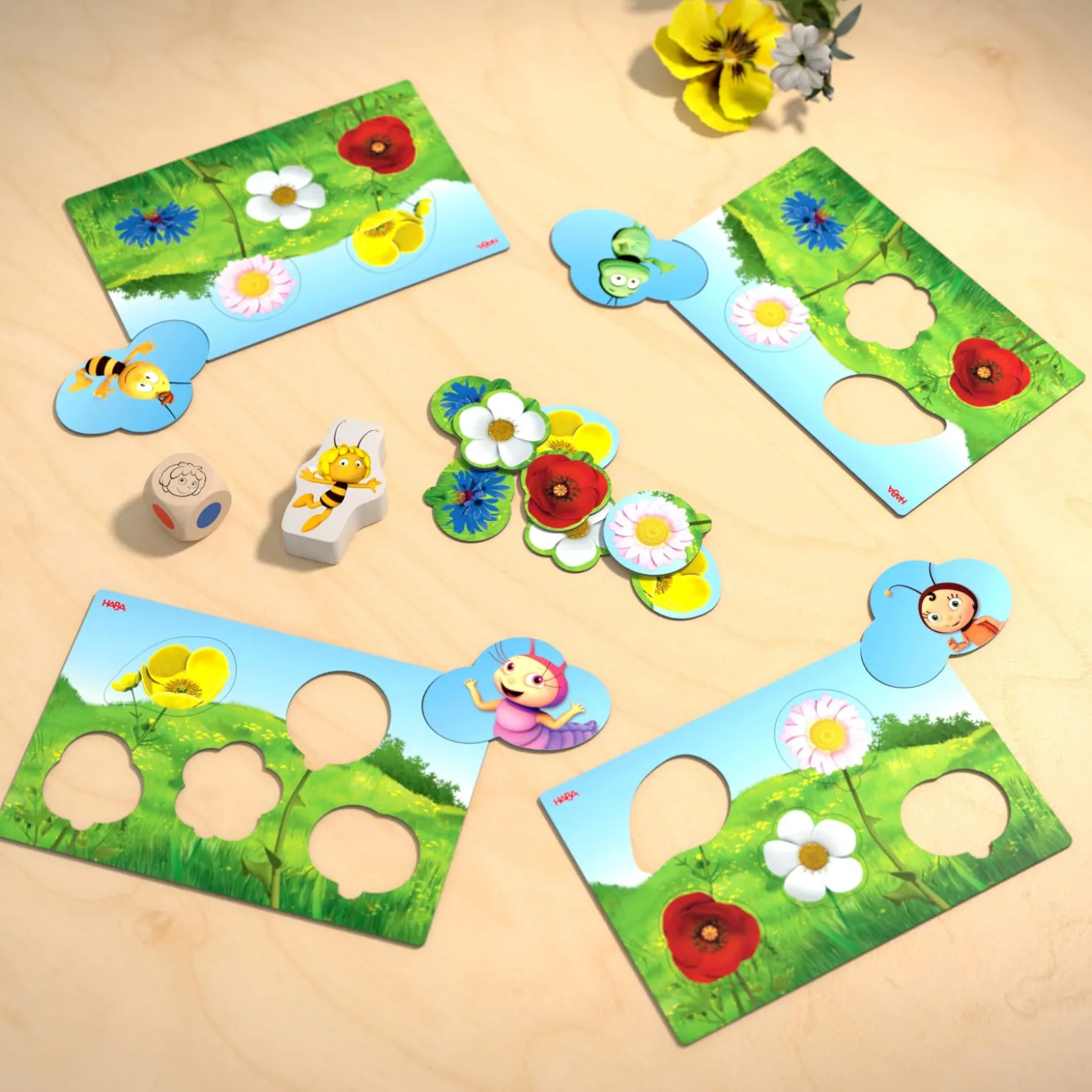 Meine ersten Spiele – Biene Maja Wiese, Farben- und Formen-Spiel, ab 2