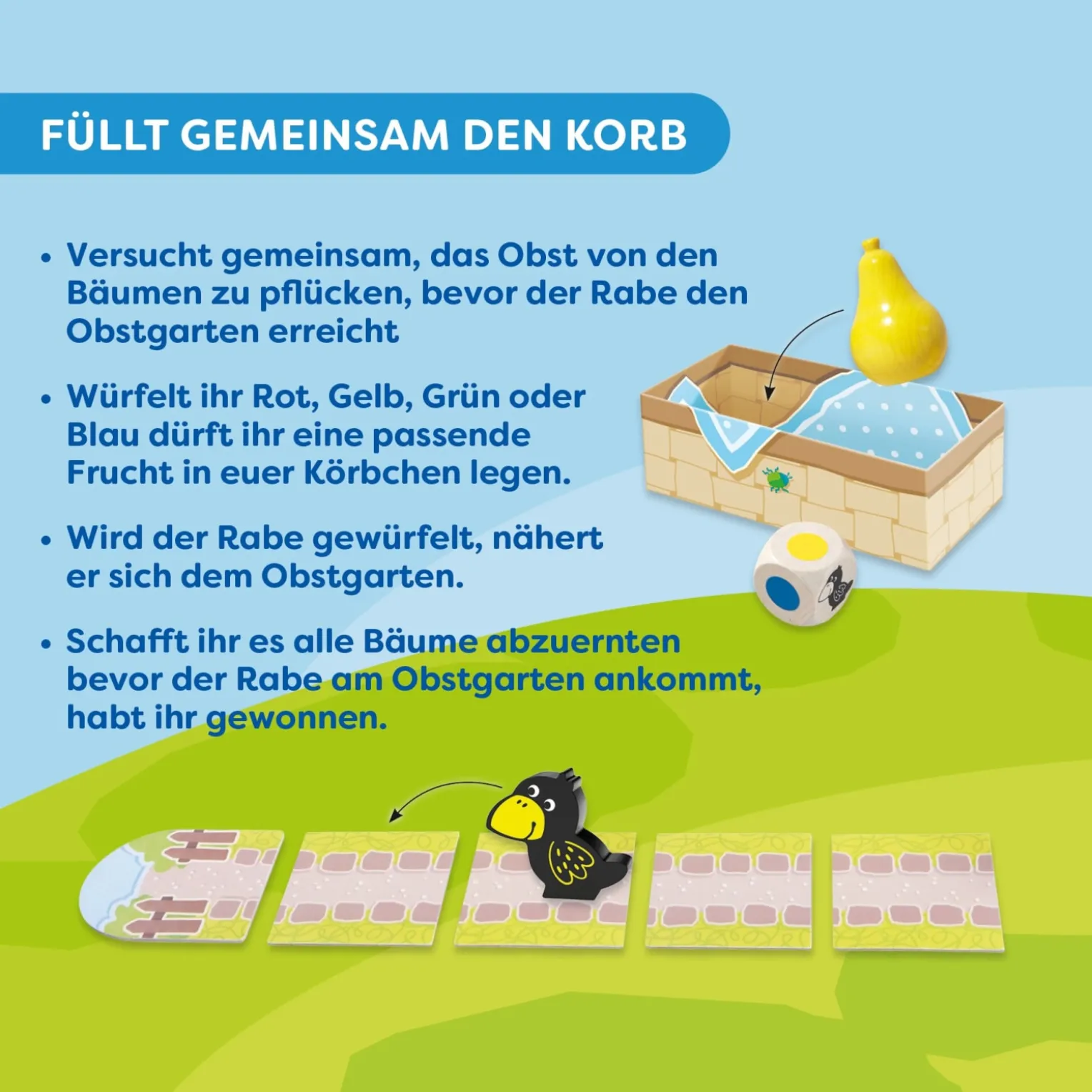 Meine ersten Spiele – Erster Obstgarten, Farbenspiel, ab 2 Jahren