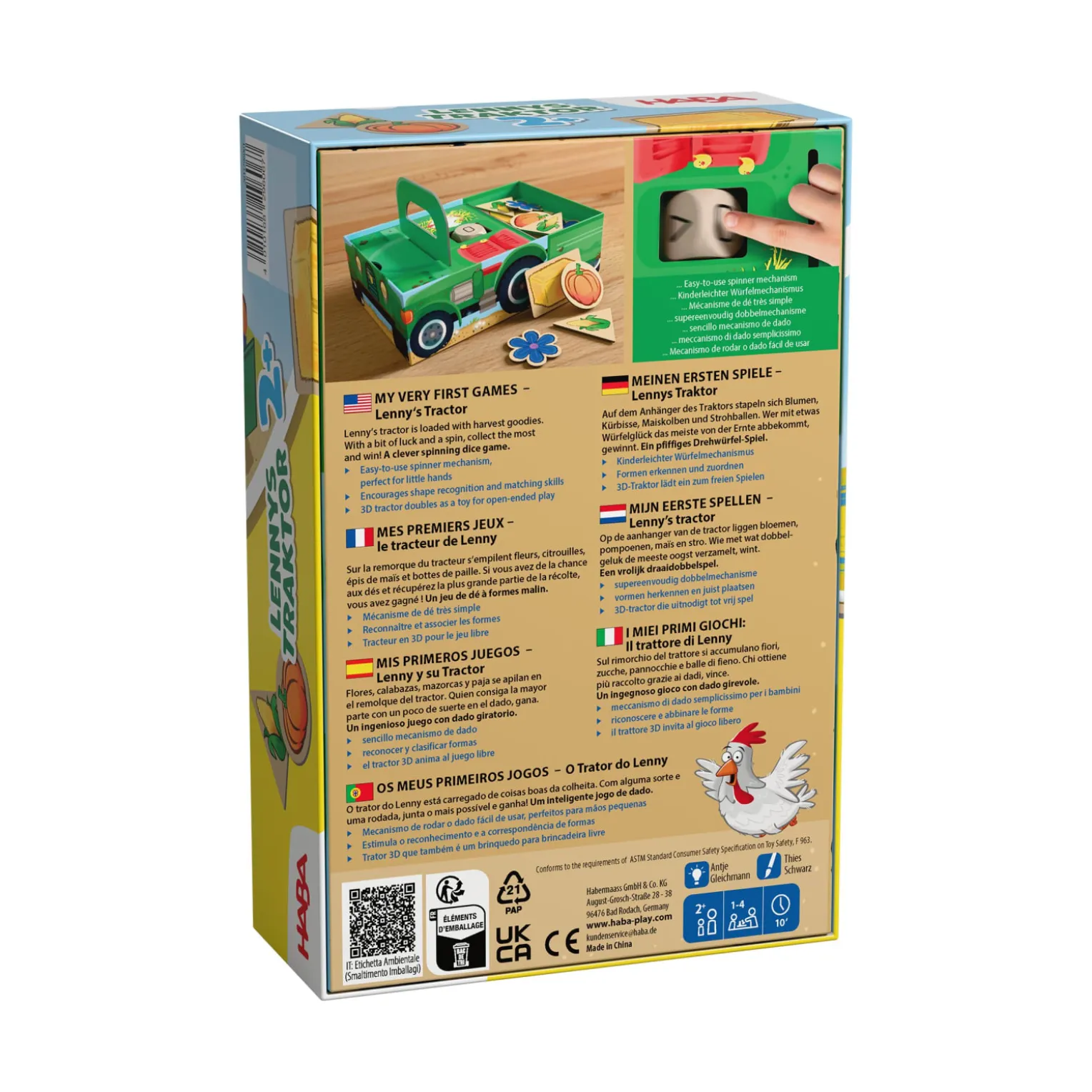 Meine ersten Spiele – Lennys Traktor, Zuordnungsspiel Formen, ab 2 J.