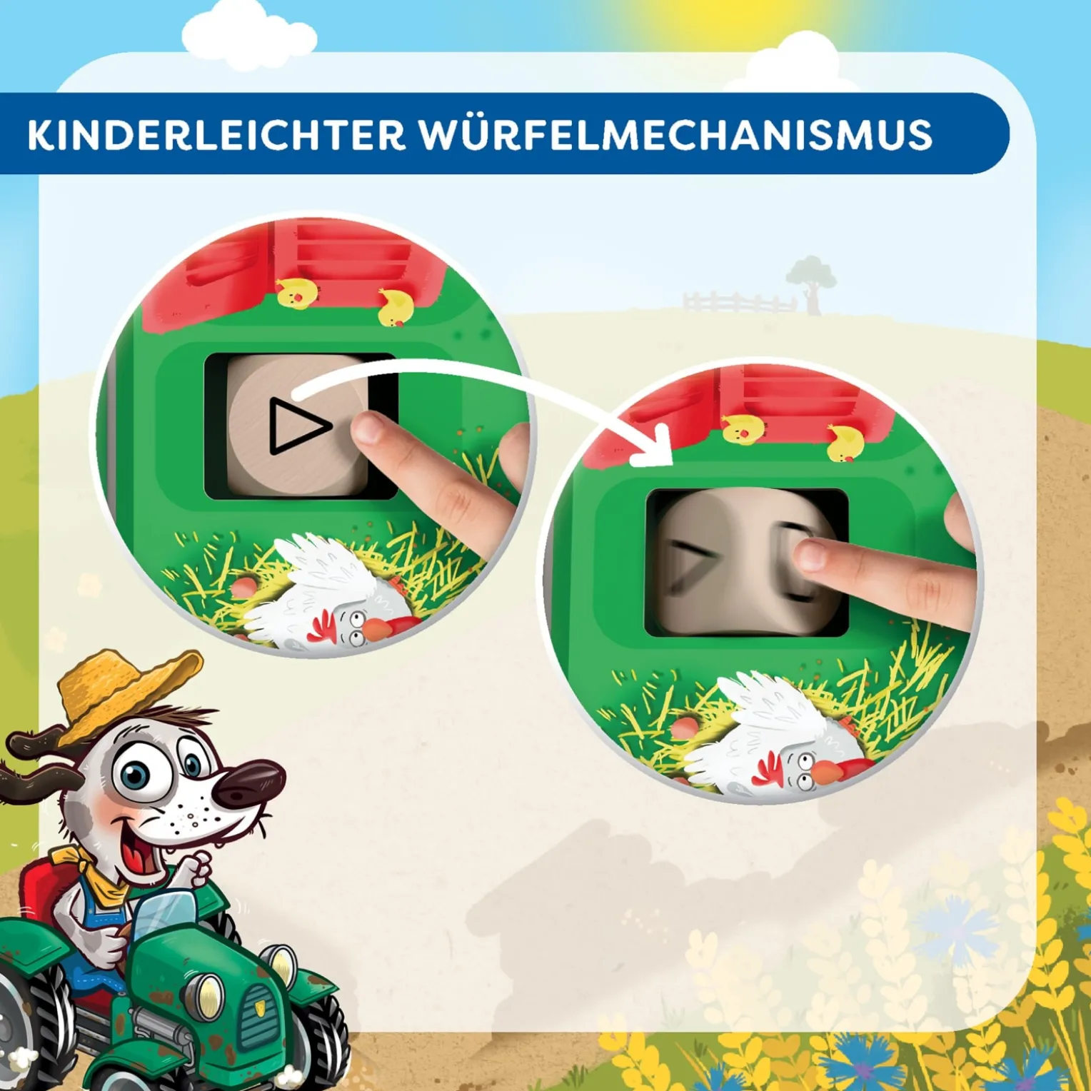 Meine ersten Spiele – Lennys Traktor, Zuordnungsspiel Formen, ab 2 J.